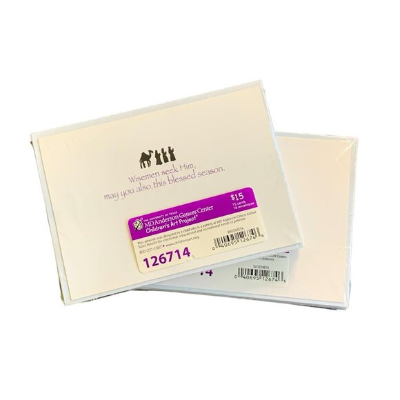 New Wisemen Christmas Cards ~ MD Anderson Cancer Center Children's Art Project - Picture 2 of 2